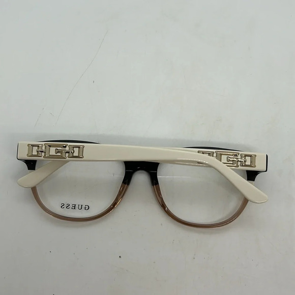 Guess GU2980 Eyeglasses Frames 020 Transparent Gray Light Brown/Cream. NWT